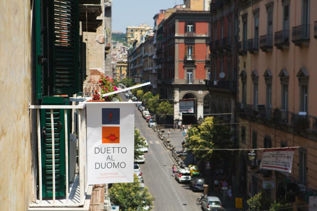 Duetto Al Duomo Hotell Napoli Eksteriør bilde